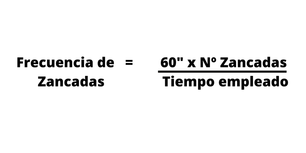 Frecuencia de Zancada